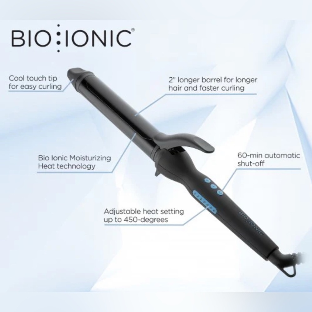 Brand new still in box bio ionic 1” curling iron